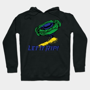 beyblade blue/green Hoodie